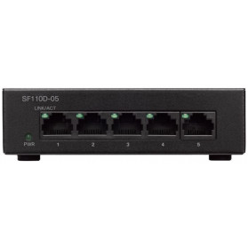 Switch niezarządzalny Cisco SF110D-05-EU - 5x 10|100Mbps - zdjęcie 2